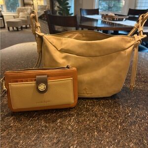 Women’s bag and matching wallet/clutch